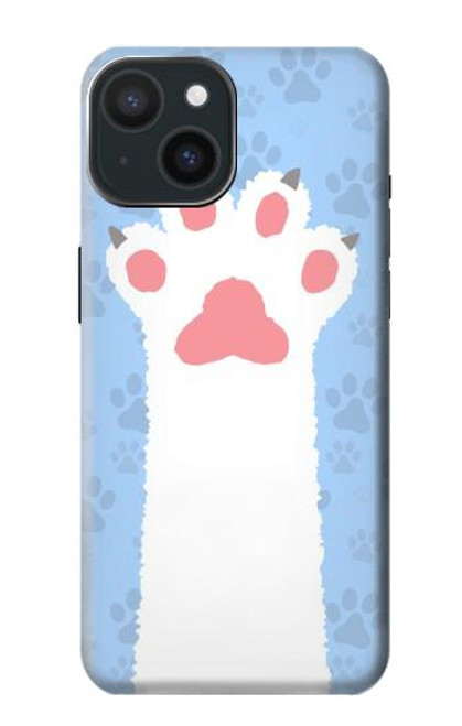 W3618 Cat Paw Hard Case and Leather Flip Case For iPhone 15