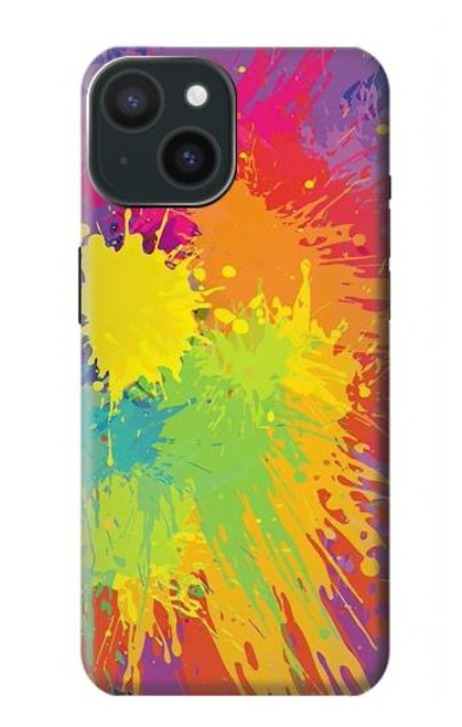 W3675 Color Splash Hard Case and Leather Flip Case For iPhone 15