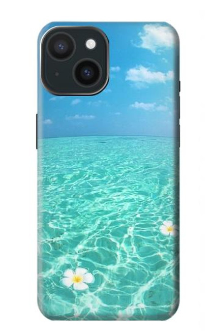 W3720 Summer Ocean Beach Hard Case and Leather Flip Case For iPhone 15
