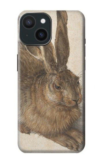 W3781 Albrecht Durer Young Hare Hard Case and Leather Flip Case For iPhone 15