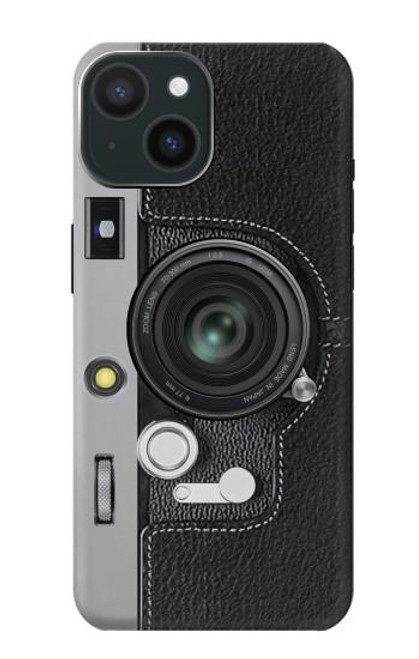 W3922 Camera Lense Shutter Graphic Print Hard Case and Leather Flip Case For iPhone 15
