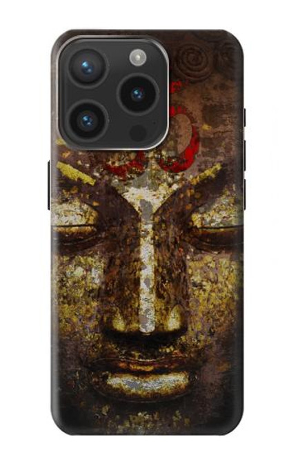 W3874 Buddha Face Ohm Symbol Hard Case and Leather Flip Case For iPhone 15 Pro