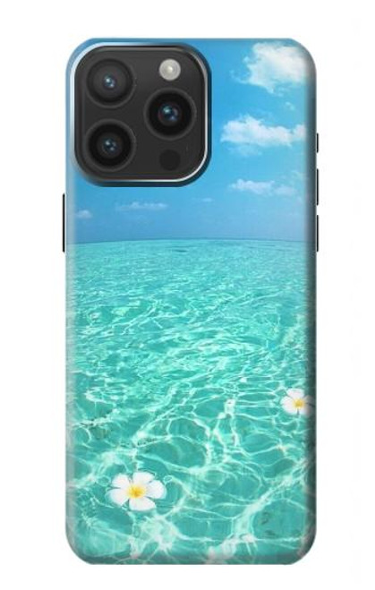 W3720 Summer Ocean Beach Hard Case and Leather Flip Case For iPhone 15 Pro Max