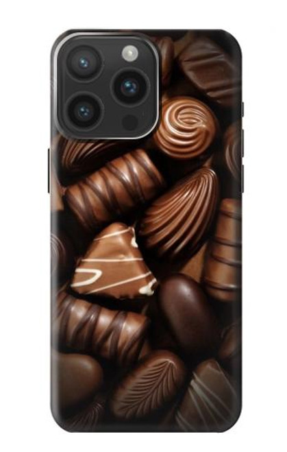 W3840 Dark Chocolate Milk Chocolate Lovers Hard Case and Leather Flip Case For iPhone 15 Pro Max