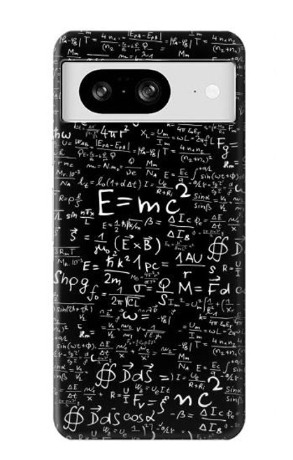 W2574 Mathematics Physics Blackboard Equation Hard Case and Leather Flip Case For Google Pixel 8