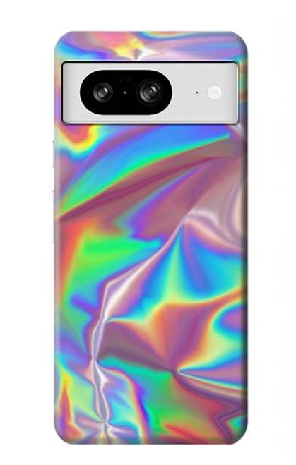 W3597 Holographic Photo Printed Hard Case and Leather Flip Case For Google Pixel 8