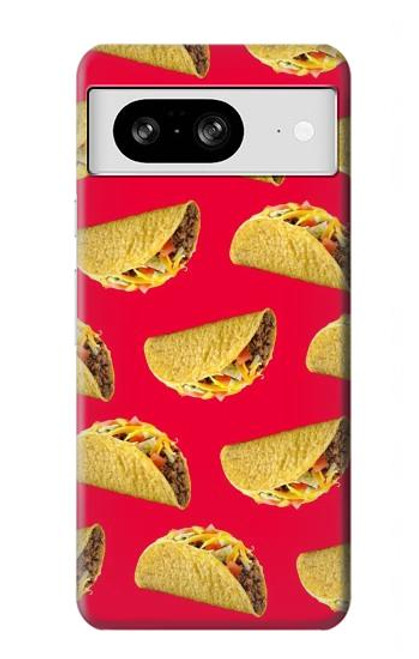 W3755 Mexican Taco Tacos Hard Case and Leather Flip Case For Google Pixel 8