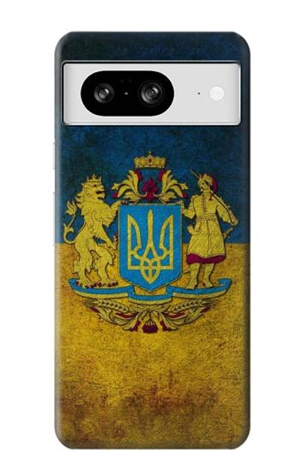 W3858 Ukraine Vintage Flag Hard Case and Leather Flip Case For Google Pixel 8
