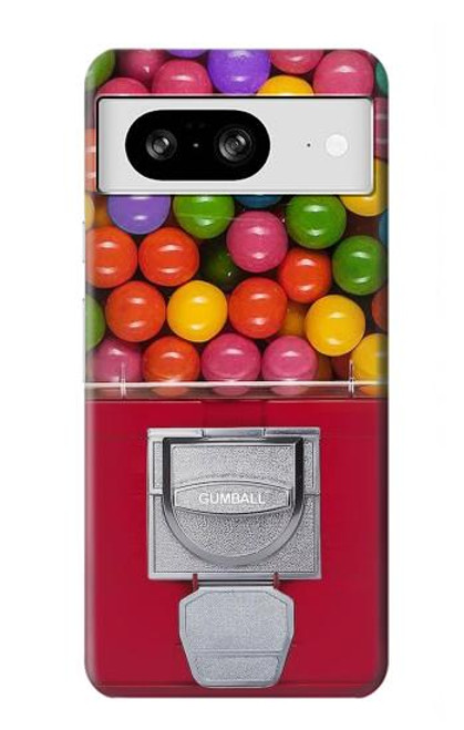 W3938 Gumball Capsule Game Graphic Hard Case and Leather Flip Case For Google Pixel 8