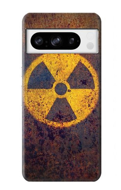 W3892 Nuclear Hazard Hard Case and Leather Flip Case For Google Pixel 8 pro