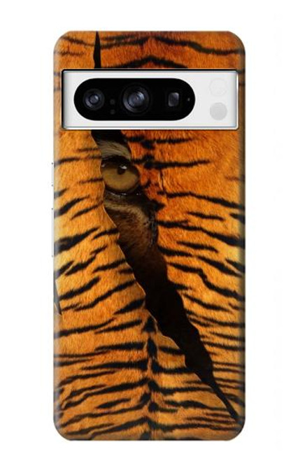 W3951 Tiger Eye Tear Marks Hard Case and Leather Flip Case For Google Pixel 8 pro