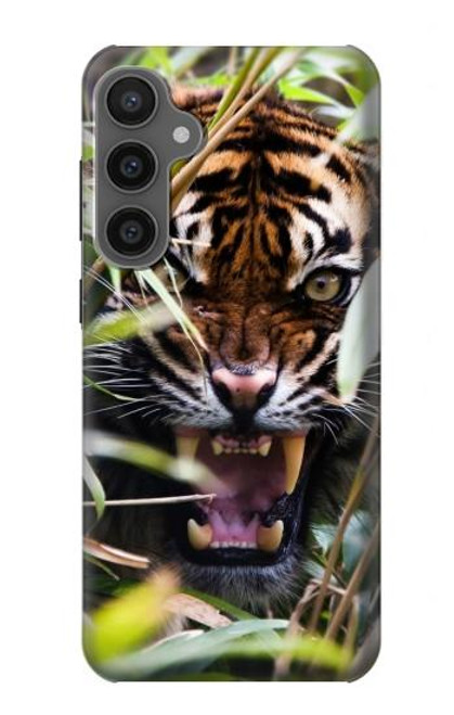 W3838 Barking Bengal Tiger Hard Case and Leather Flip Case For Samsung Galaxy S23 FE