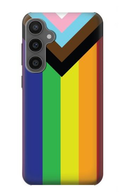 W3846 Pride Flag LGBT Hard Case and Leather Flip Case For Samsung Galaxy S23 FE