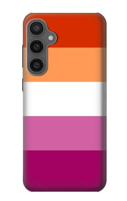 W3887 Lesbian Pride Flag Hard Case and Leather Flip Case For Samsung Galaxy S23 FE