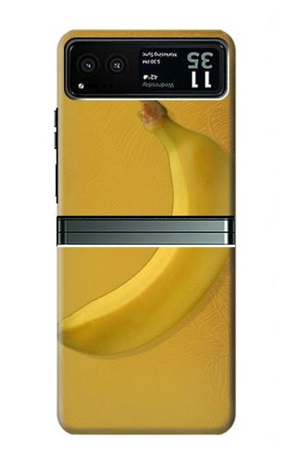 W3872 Banana Hard Case and Leather Flip Case For Motorola Razr 40