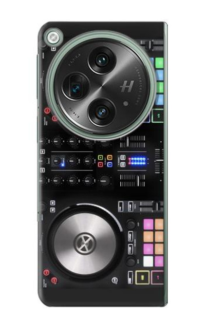 W3931 DJ Mixer Graphic Paint Hard Case and Leather Flip Case For OnePlus OPEN