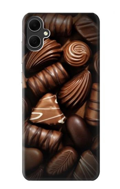 W3840 Dark Chocolate Milk Chocolate Lovers Hard Case and Leather Flip Case For Samsung Galaxy A05