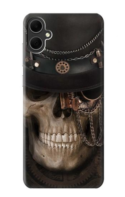 W3852 Steampunk Skull Hard Case and Leather Flip Case For Samsung Galaxy A05