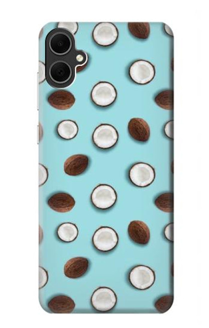 W3860 Coconut Dot Pattern Hard Case and Leather Flip Case For Samsung Galaxy A05