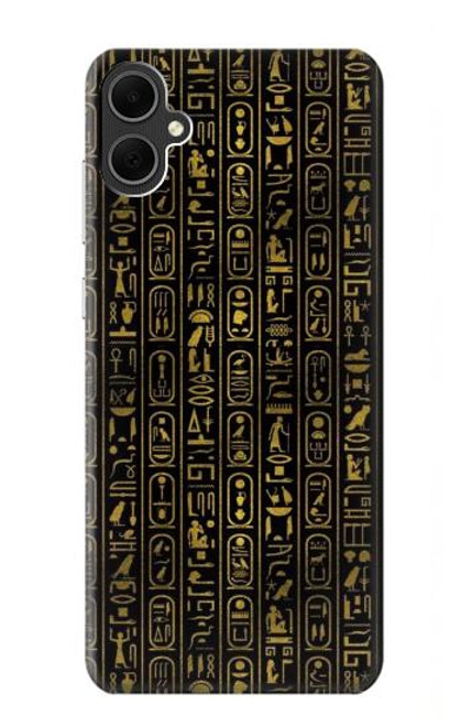 W3869 Ancient Egyptian Hieroglyphic Hard Case and Leather Flip Case For Samsung Galaxy A05