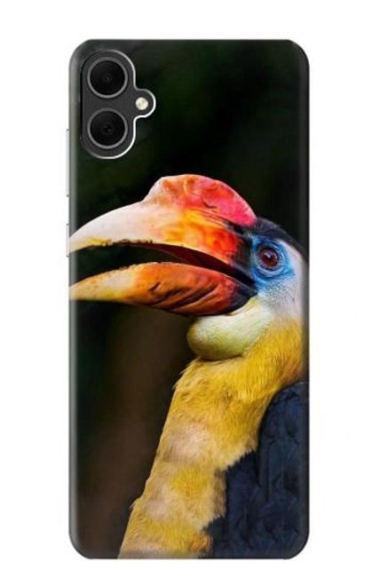 W3876 Colorful Hornbill Hard Case and Leather Flip Case For Samsung Galaxy A05