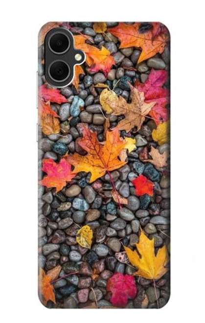 W3889 Maple Leaf Hard Case and Leather Flip Case For Samsung Galaxy A05