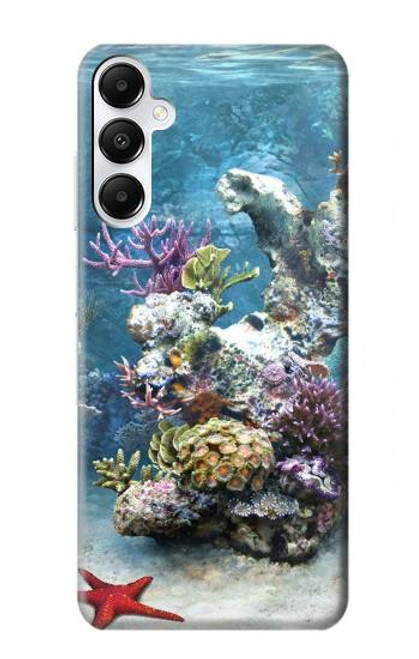 W0227 Aquarium Hard Case and Leather Flip Case For Samsung Galaxy A05s