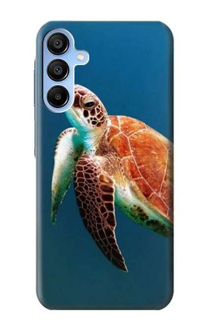 W3899 Sea Turtle Hard Case and Leather Flip Case For Samsung Galaxy A15 5G