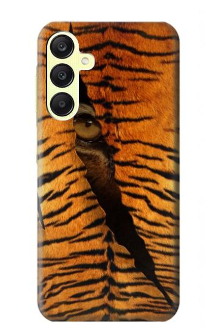 W3951 Tiger Eye Tear Marks Hard Case and Leather Flip Case For Samsung Galaxy A25 5G