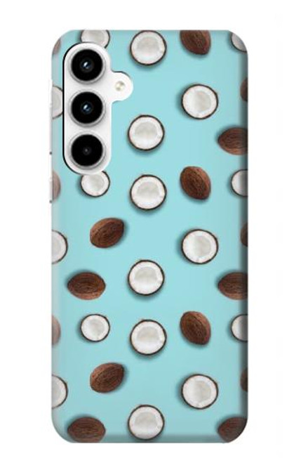 W3860 Coconut Dot Pattern Hard Case and Leather Flip Case For Samsung Galaxy A35 5G
