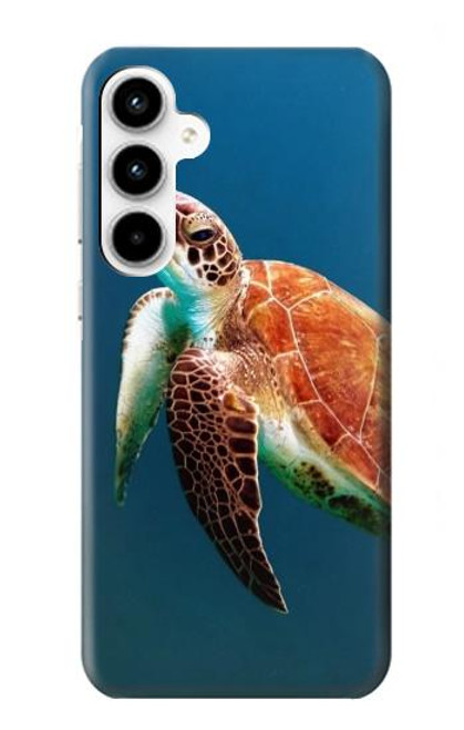 W3899 Sea Turtle Hard Case and Leather Flip Case For Samsung Galaxy A35 5G