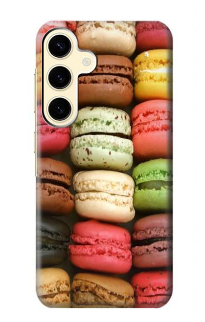 W0080 Macarons Hard Case and Leather Flip Case For Samsung Galaxy S24