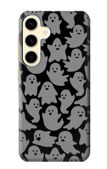 W3835 Cute Ghost Pattern Hard Case and Leather Flip Case For Samsung Galaxy S24