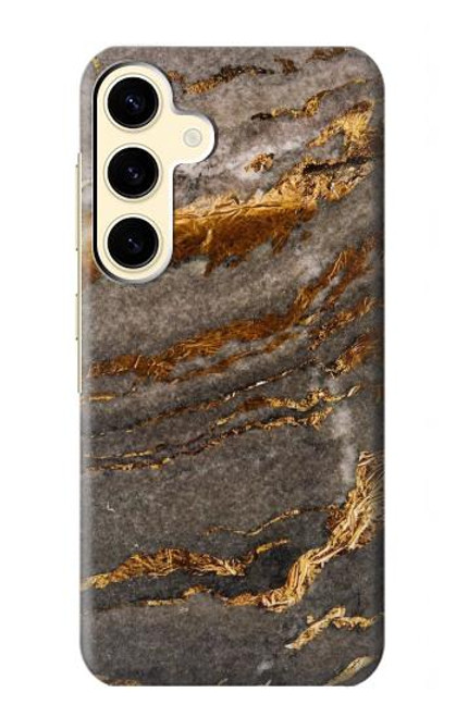W3886 Gray Marble Rock Hard Case and Leather Flip Case For Samsung Galaxy S24