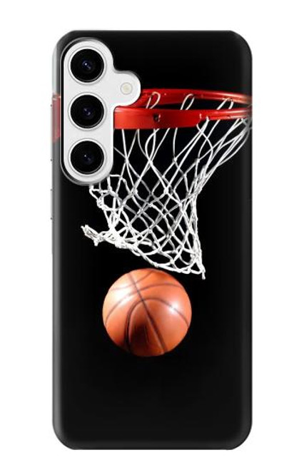 W0066 Basketball Hard Case and Leather Flip Case For Samsung Galaxy S24 Plus