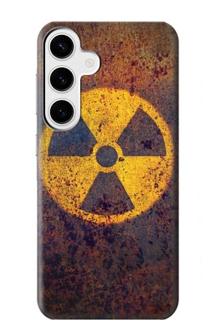 W3892 Nuclear Hazard Hard Case and Leather Flip Case For Samsung Galaxy S24 Plus