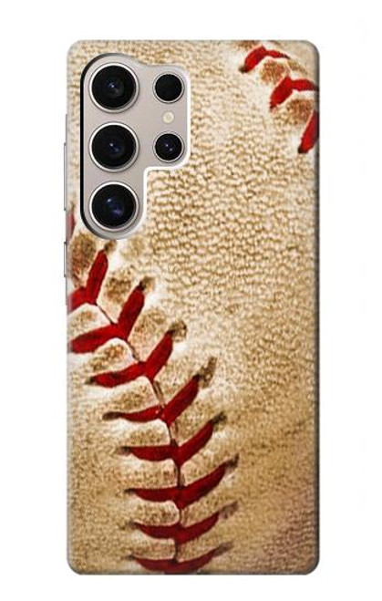 W0064 Baseball Hard Case and Leather Flip Case For Samsung Galaxy S24 Ultra