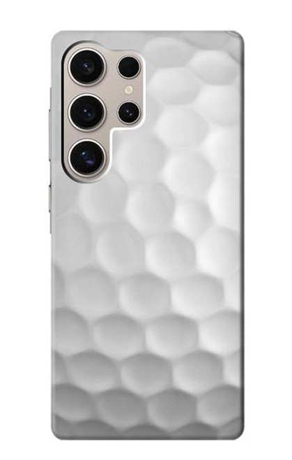 W0071 Golf Ball Hard Case and Leather Flip Case For Samsung Galaxy S24 Ultra