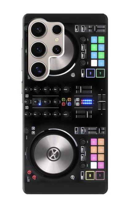 W3931 DJ Mixer Graphic Paint Hard Case and Leather Flip Case For Samsung Galaxy S24 Ultra