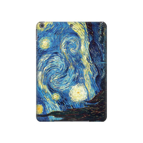 W0213 Van Gogh Starry Nights Tablet Hard Case For iPad 10.2 (2021,2020,2019), iPad 9 8 7