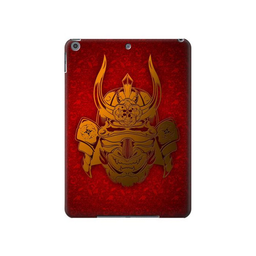 W0820 Samurai Mask Helmet Tablet Hard Case For iPad 10.2 (2021,2020,2019), iPad 9 8 7