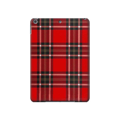 W2374 Tartan Red Pattern Tablet Hard Case For iPad 10.2 (2021,2020,2019), iPad 9 8 7