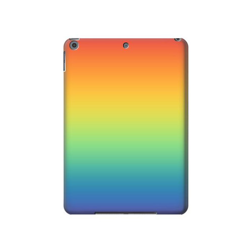 W3698 LGBT Gradient Pride Flag Tablet Hard Case For iPad 10.2 (2021,2020,2019), iPad 9 8 7