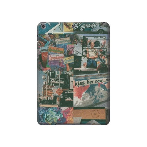 W3909 Vintage Poster Tablet Hard Case For iPad 10.2 (2021,2020,2019), iPad 9 8 7