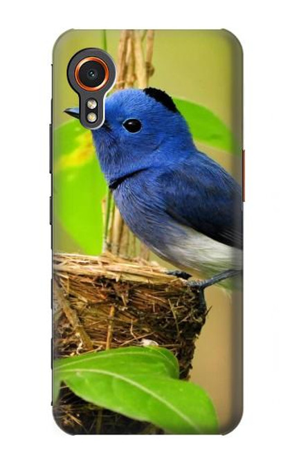 W3839 Bluebird of Happiness Blue Bird Hard Case and Leather Flip Case For Samsung Galaxy Xcover7