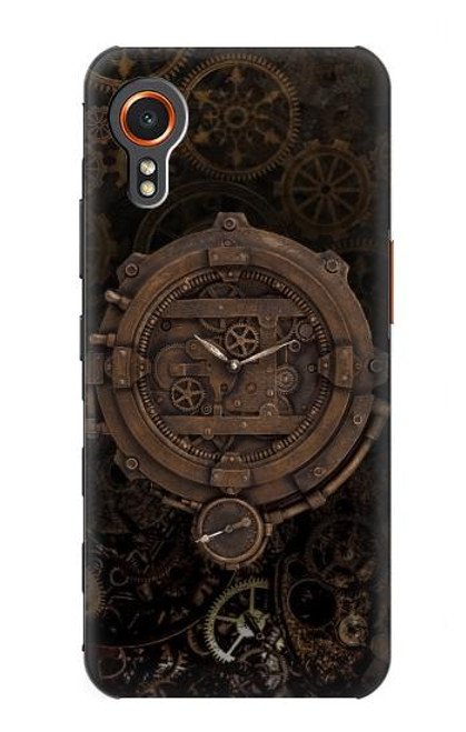 W3902 Steampunk Clock Gear Hard Case and Leather Flip Case For Samsung Galaxy Xcover7