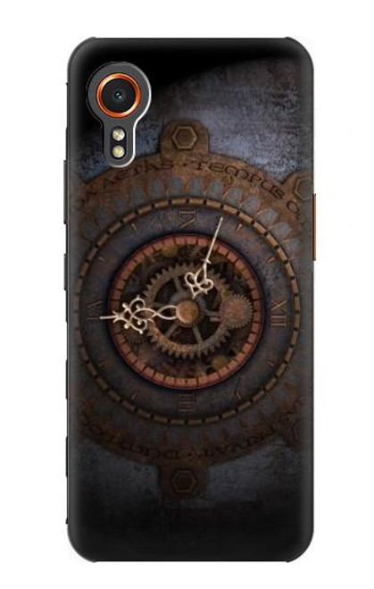 W3908 Vintage Clock Hard Case and Leather Flip Case For Samsung Galaxy Xcover7