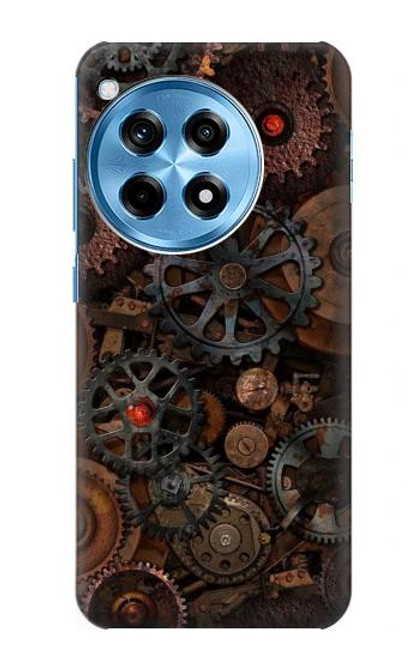 W3884 Steampunk Mechanical Gears Hard Case and Leather Flip Case For OnePlus 12R