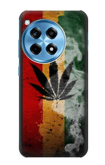 W3890 Reggae Rasta Flag Smoke Hard Case and Leather Flip Case For OnePlus 12R