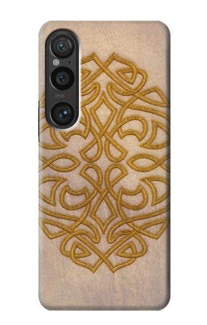 W3796 Celtic Knot Hard Case and Leather Flip Case For Sony Xperia 1 VI